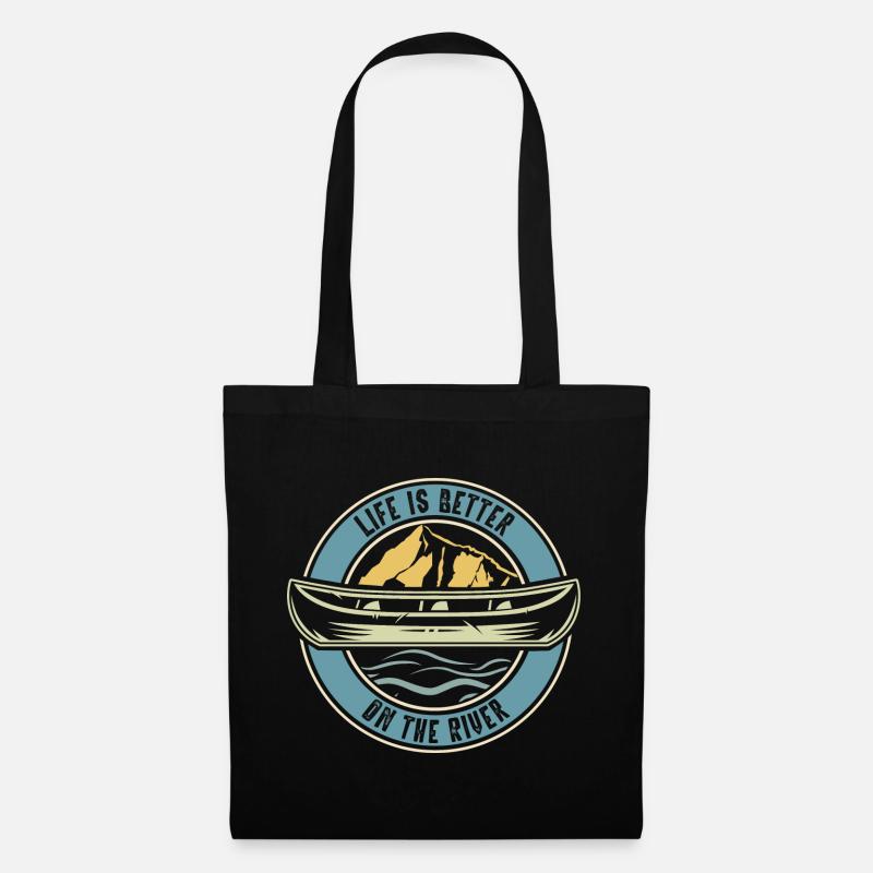 Canoë Canoë Canoë - Sac en tissu - noir