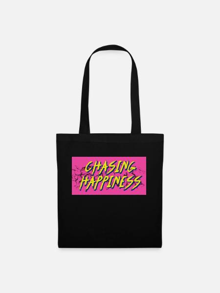 cHASING hAPINESS - Stoffbeutel - Schwarz