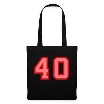 Cool Retro Retrostyle Jersey Number Back Number - Tote Bag - black - Front