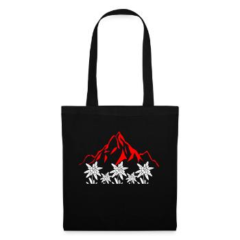 Montagnes suisses - Sac en tissu - noir - Devant