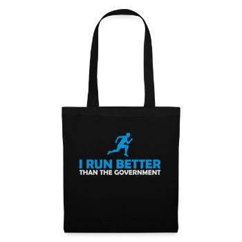 mieux fonctionner que le gouvernement - Sac en tissu - noir - Devant