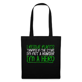 I Rescue Plants Trapped In The Store 2 - Tote Bag - black - Front