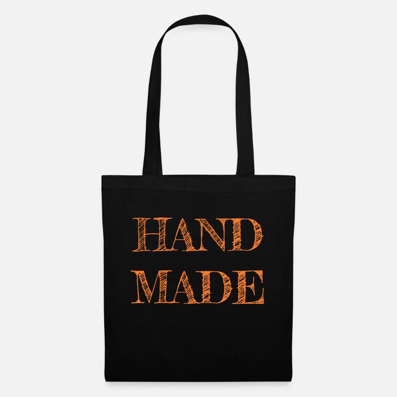 hand made - Stoffbeutel - Schwarz
