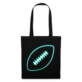 American Football Ball Flag Football Player - Tote Bag - black - Front