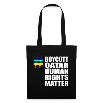 Boycott Qatar Qatar Human Rights Matter Verdict - Tote Bag - black - Front