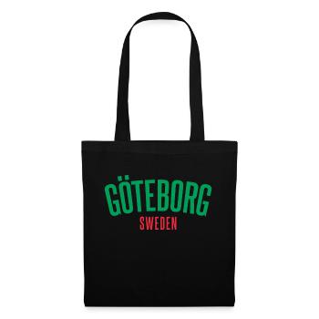 Göteborg - Stoffbeutel - Schwarz - Vorne