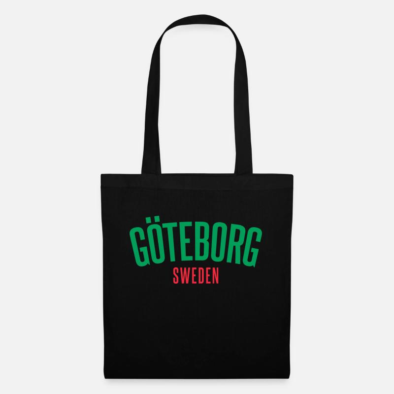Göteborg - Stoffbeutel - Schwarz