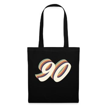 90th anniversary vintage - Tote Bag - black - Front
