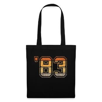 Year 1983 - '83 - Tote Bag - black - Front