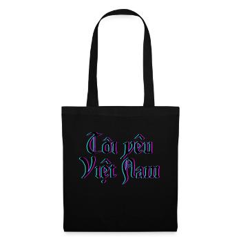 J’aime le Vietnam en vietnamien - Sac en tissu - noir - Devant