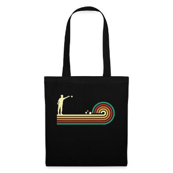 Petanque humor boccia gift humor petanque - Tote Bag - black - Front