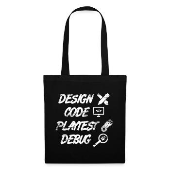 Game Programming - Tote Bag - black - Front