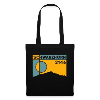 Flüela Schwarzhorn - Sac en tissu - noir - Devant