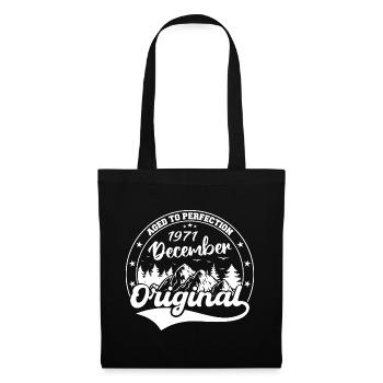 December 1971 Birthday December 1971 December - Tote Bag - black - Front