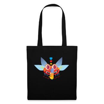 red love fly - Tote Bag - black - Front