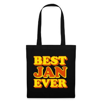 Jan First Name Funny Gift - Tote Bag - black - Front