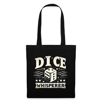 Dice Whisperer 4 - Stoffbeutel - Schwarz - Vorne