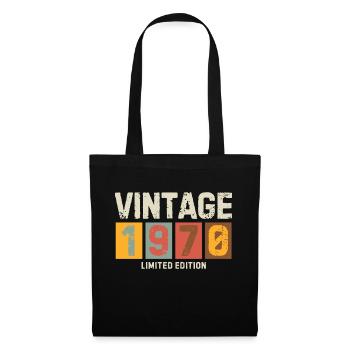 Vintage 1970 Limited Edition Classic birthday gift - Tote Bag - black - Front