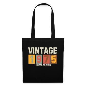 Vintage 1975 Limited Edition Classic birthday gift - Tote Bag - black - Front