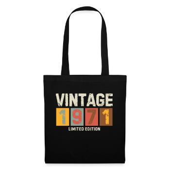 Vintage 1971 Limited Edition Classic birthday gift - Tote Bag - black - Front