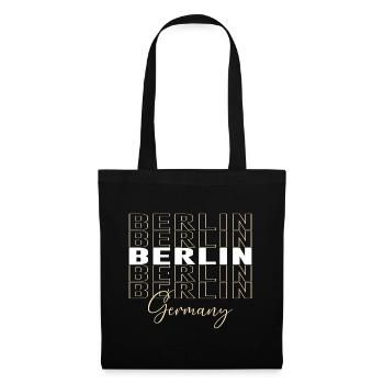 Berlin Font Germany - Tote Bag - black - Front