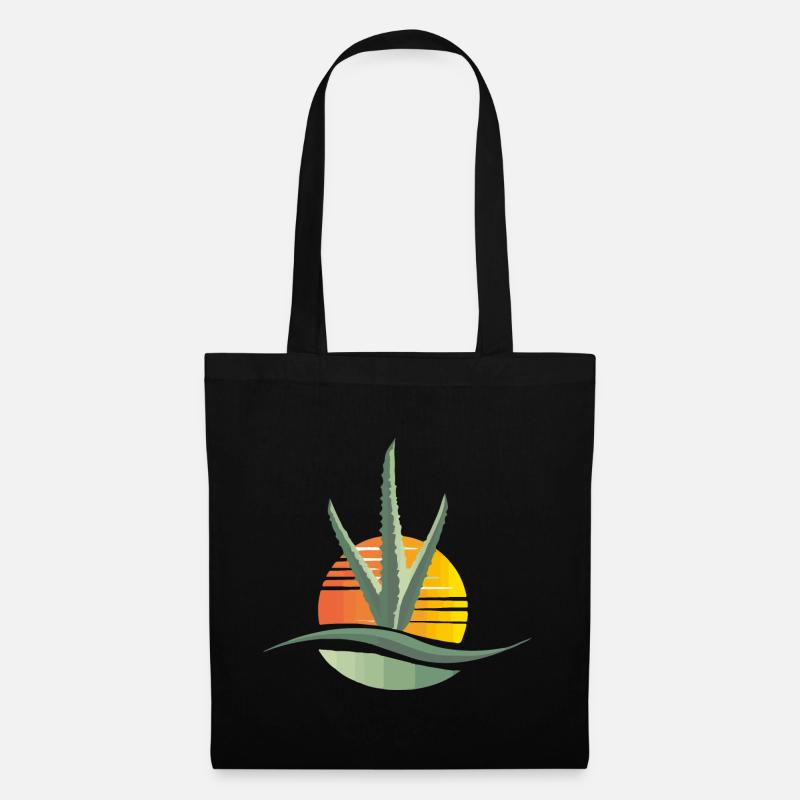 Aloe Logo - Stoffbeutel - Schwarz