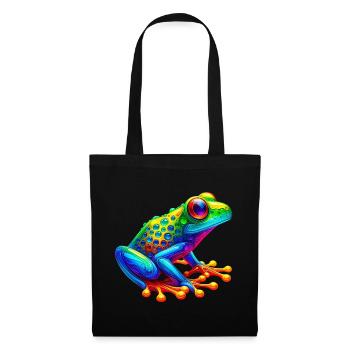 Grenouille - Sac en tissu - noir - Devant