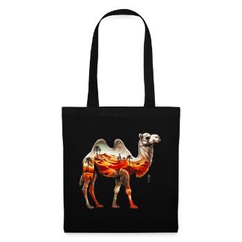 Chameau - Sac en tissu - noir - Devant
