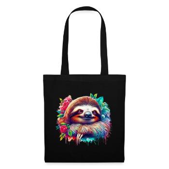 Paresse - Sac en tissu - noir - Devant