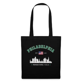 Philadelphie Est 1682 - Sac en tissu - noir - Devant