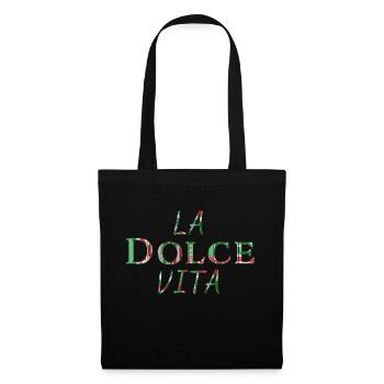 La Dolce Vita - Sac en tissu - noir - Devant