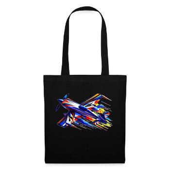 Avion de voltige 2 - Sac en tissu - noir - Devant