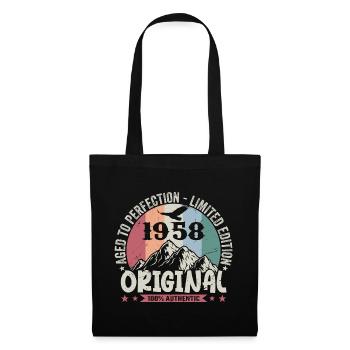 1958 Birthday 1958 Vintage Birthday 1958 - Tote Bag - black - Front