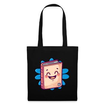 Lire Bookworm - Sac en tissu - noir - Devant