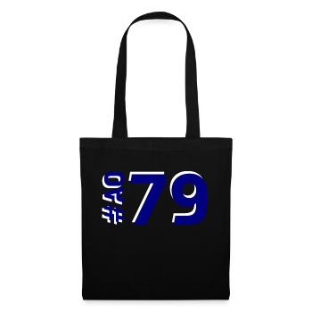 AO79 - Sac en tissu - noir - Devant