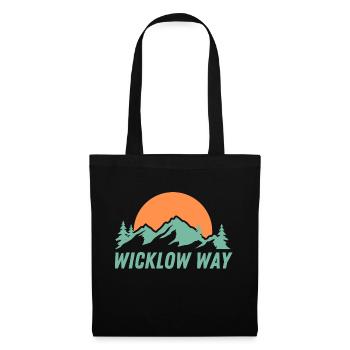 Wicklow Way Ireland Pilgrimage Dublin Hiking Mountains - Tote Bag - black - Front
