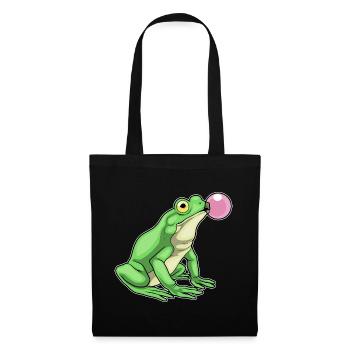 Gomme à mâcher Frog - Sac en tissu - noir - Devant