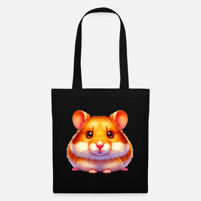Hamster - Sac en tissu - noir
