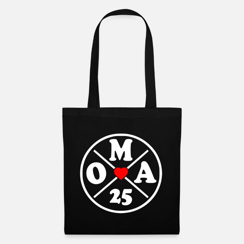 Oma 2025 - Stoffbeutel - Schwarz