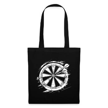 Croquis de fléchettes - Sac en tissu - noir - Devant