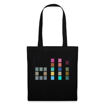 Colorful OLLI - One Life. Live It. Cube Design - Tote Bag - black - Front
