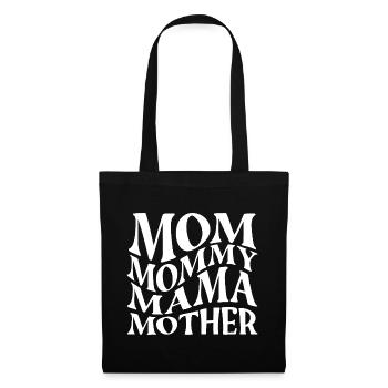 Maman Maman Maman Mère - Sac en tissu - noir - Devant