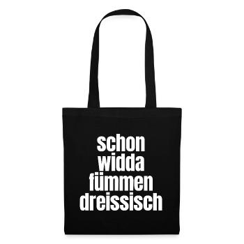 Widda Fümmen Dreissisch fête déjà ses 50 ans - Sac en tissu - noir - Devant