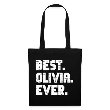 Meilleur cadeau Olivia de tous les temps - Sac en tissu - noir - Devant