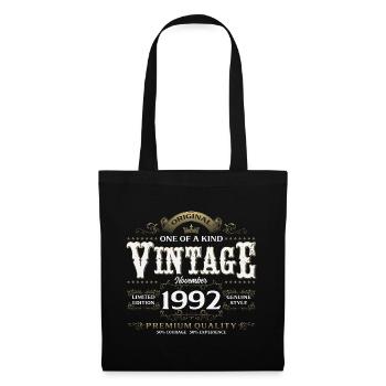 33ème Anniversaire Millésime Novembre Millésime 1992 - Sac en tissu - noir - Devant