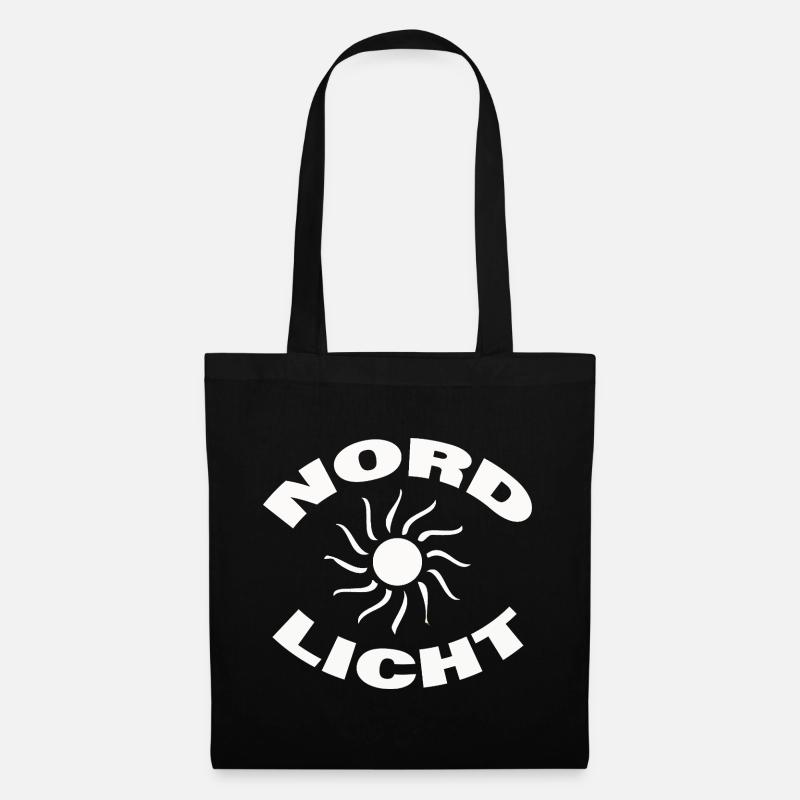NORDLICHT - Stoffbeutel - Schwarz