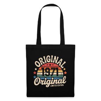 1971 Vintage Édition limitée Cadeau 1971 - Sac en tissu - noir - Devant
