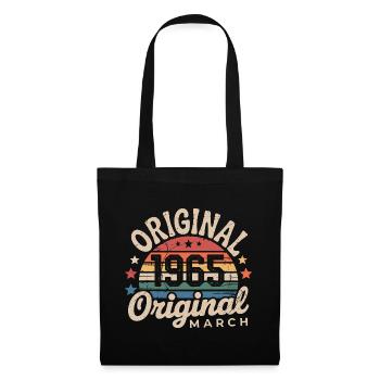 Born in March 1965 edition 1965 Vintage March 1965 - Tote Bag - black - Front