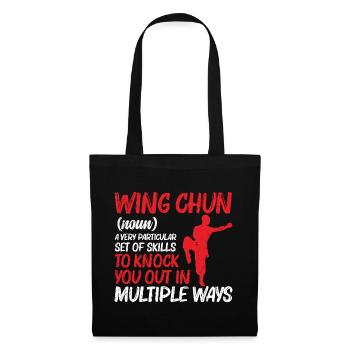  Wing Chun Instructor Kung Fu Training Martial - Tote Bag - black - Front