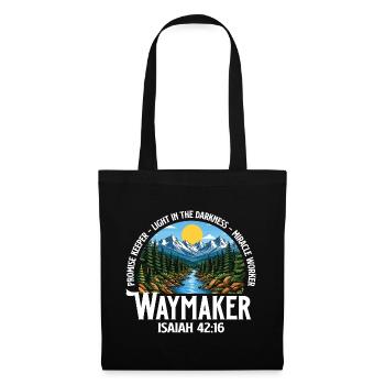 Waymaker Isaiah 42:16 Promise Keeper - Tote Bag - black - Front